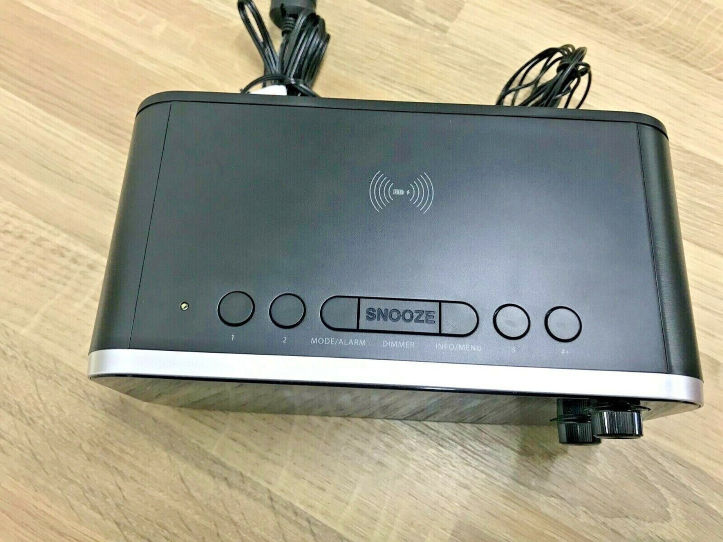 Bush DAB FM Clock Radio Wireless Charging Dock Digital 5" LCD Display Dual Alarm