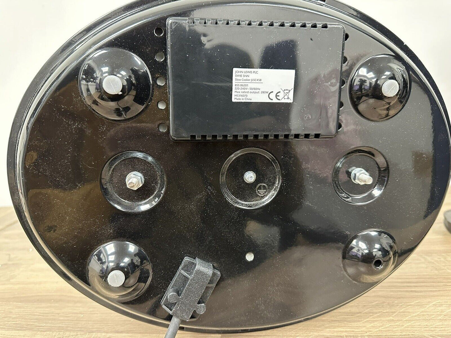 John Lewis replacement 6L slow cooker electric base unit only