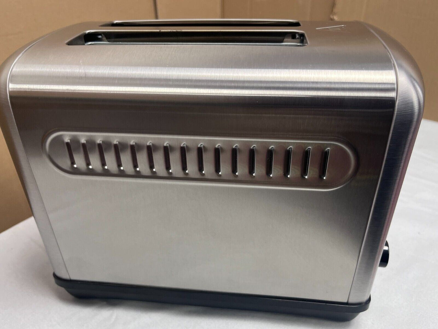Cookworks Illuminated classy 2 Slice Toaster stainless steel 6 toast settings