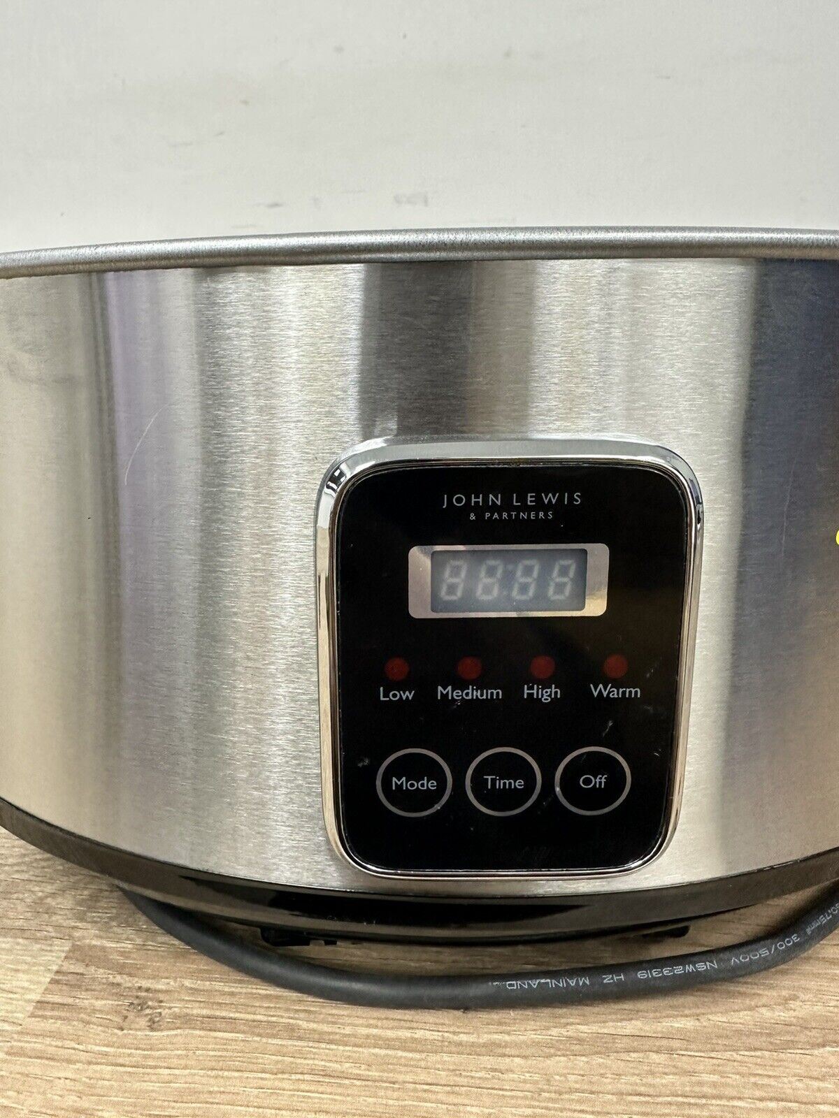 John Lewis replacement 6L slow cooker electric base unit only
