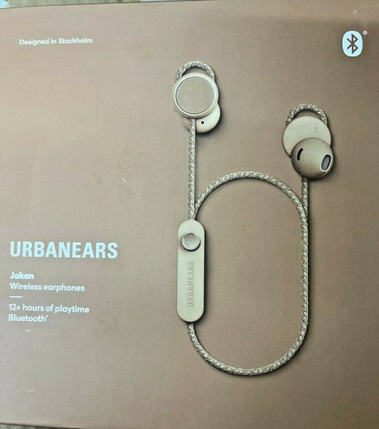 Urbanears Jakan wireless earphones adjustable control knob 12+ hours playtime