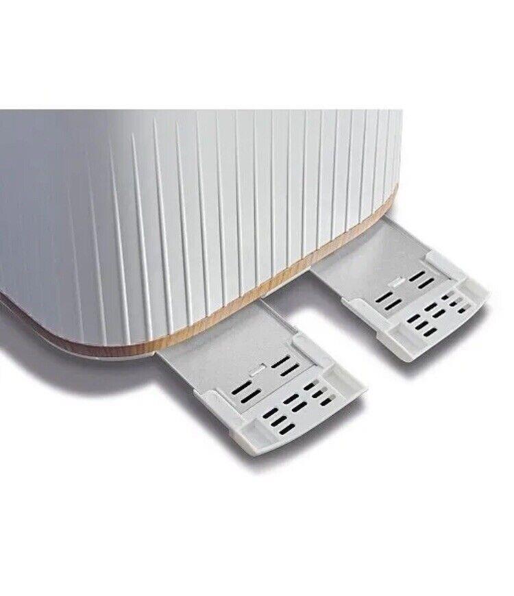 Anko Toaster 4 Slice Extra-Wide Slots Crumb tray cancel reheat 2000W white