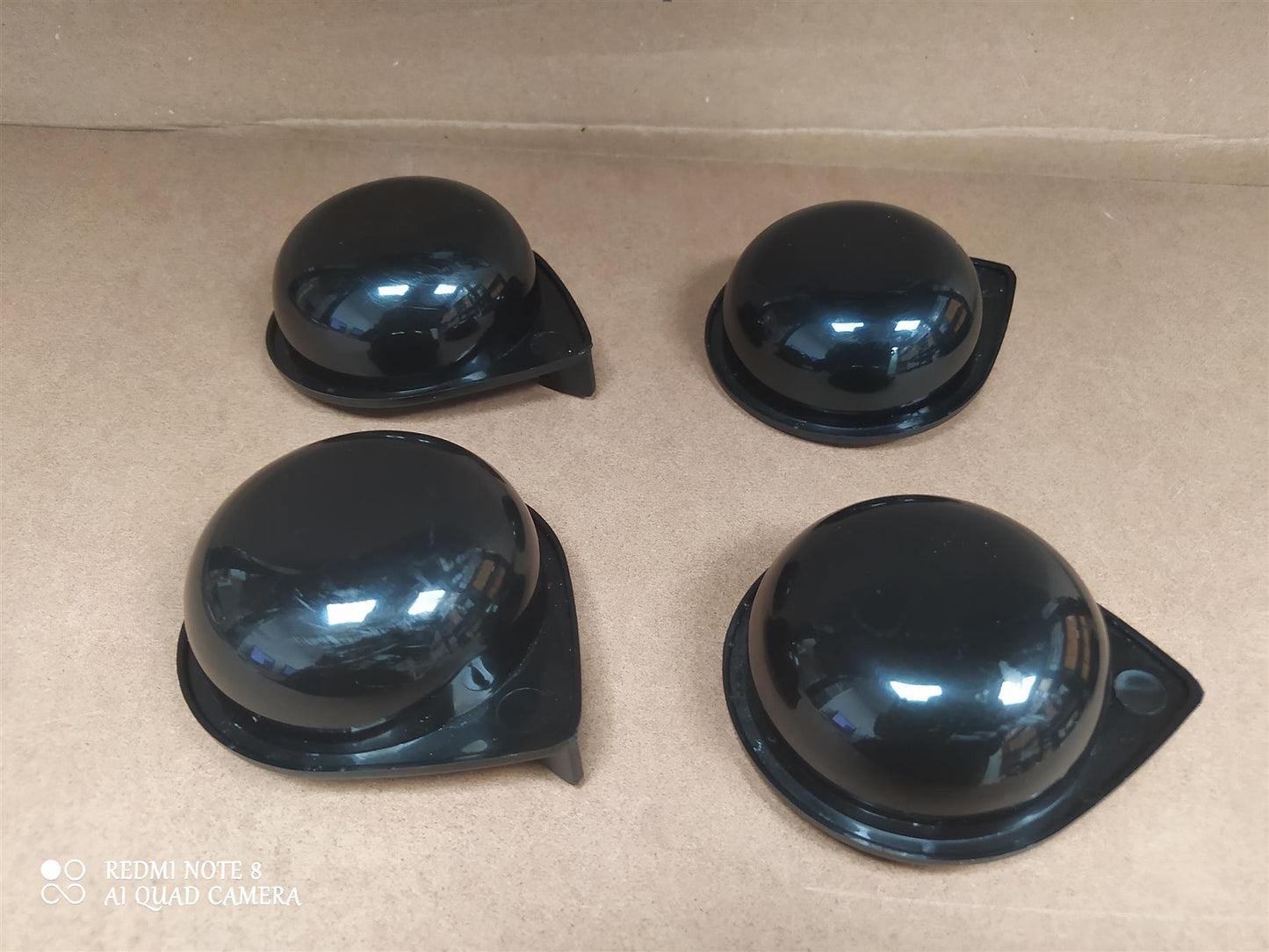 Home set of 2 Egg Poacher 20cm Aluminium non stick with Lid all hobs Black