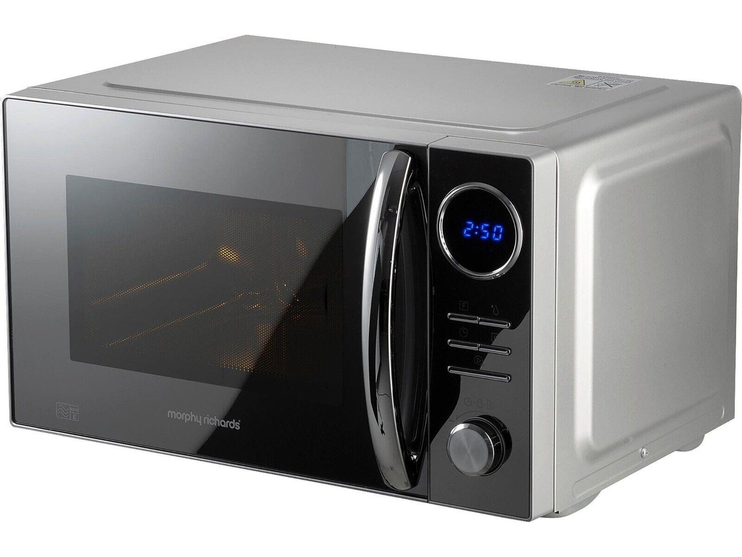 Morphy Richards 23L 900W Combination Microwave - Black microwave with grill