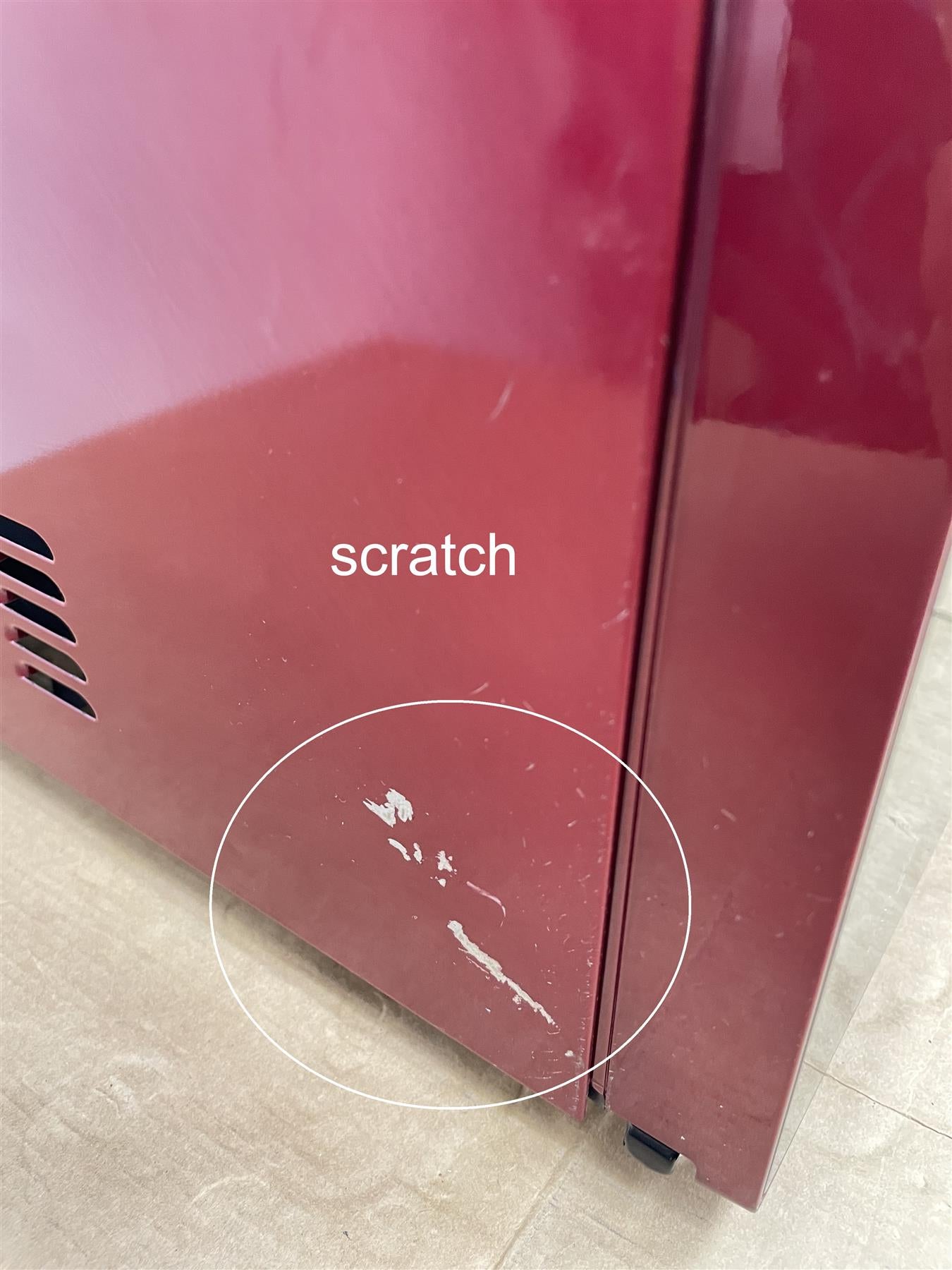 Morphy Richards 800W Food reheat Defrost Standard Microwave Oven - Red
