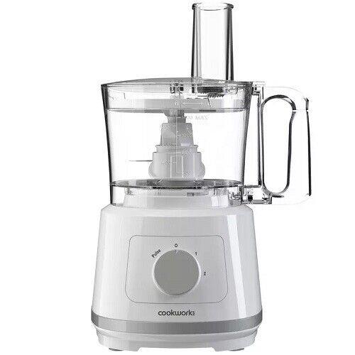 Cookworks 1.4L Kitchen Electric Food Processor Chopper Grater Slicer Shredder